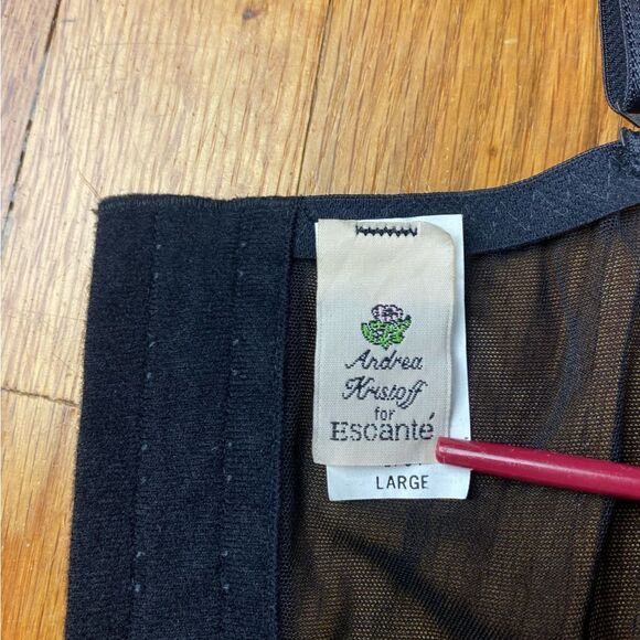 Andrea kristoff for Escanté Vintage Black Large Corset - Picture 9 of 10